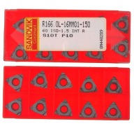 Menetfúró lemezek 16IR löket 1,5 SANDVIK R166