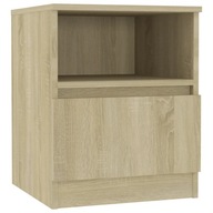 vidaXL Nočný stolík, dub sonoma, 40x40x50 cm, drevotrieska