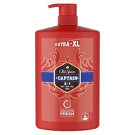 Old Spice Captain Żel Pod Prysznic I Szampon Dla Mężczyzn 1000ml, 3W1, Dług