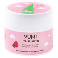 Yumi Hyalu Lover Krémový sorbet na tvár sorbet malina a granátové jablko 50ml