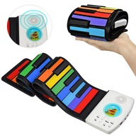 Roll Up Piano Elektrické digitálne Roll Up Rainbow