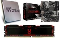 AMD Ryzen 3 1200 + ASRock B450M-HDV + 8GB RAM