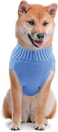 Sweter dla psa kota zwierząt domowych elastyczny rozmiar L niebieski