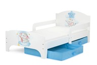 Detská posteľ Smart vyrobená z MDF potlač Drobné veselé sloníča