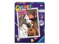 CreArt pre deti: Kone a západ slnka