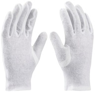 Rękawiczki Rękawice Bawełniane Delikatne Białe 100% Bawełna Kosmetyczne 9-L