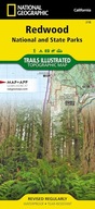 Redwood National and State Parks Map 218 mapa National Geographic 2023