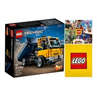 LEGO Technic 2 v 1 - Sklápač alebo bager (42147) +Taška +Katalóg LEGO 2024
