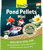 Tetra Pond Pellets MINI Pełnoporcjowy Pokarm dla Ryb w Oczkach Wodnych 4 l
