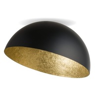 Lampa sufitowa Sfera 70 plafon czarny/złoty Sigma
