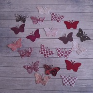 Scrapki papierowe motyle motylki Z653 20 szt