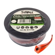 BENZINMOTOROS FŰSZEGÉLYNYÍRÓ DAMIL NÉGYZET 2,4 mm 100 m ERŐSÍTETT