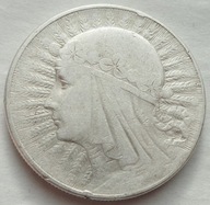 10 złotych - GŁOWA KOBIETY - 1932 - srebro