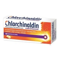 Chlorchinaldin czarna porzeczka - 40 tabletek