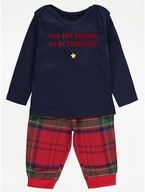 GEORGE Chlapčenské pyžamo „Tis The Season“ 56-62cm