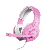 różowe słuchawki gamingowe GXT411P Radius pink