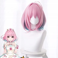 COSPLAY Peruka Różowe krótkie włosy Anime Manga