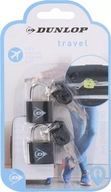 Kłódka bagażowa na kluczyk do walizki torby bagażu zestaw DUNLOP x2