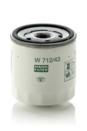 Filtr oleju Mann-Filter W 712/43, OP 537