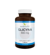 Glycín 800mg L-glycín Aminokyselina - 100 kapsúl