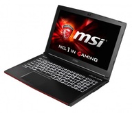 Notebook MSI ge62 15,6 " Intel Core i7 16 GB / 3000 GB čierny