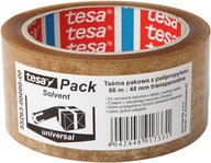 Taśma pakowa 48mm 66mm przeźroczysta Solvent Tesa