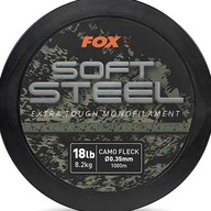 Vlasec Hádzanársky Monofilament Fox Soft Steel Fleck Camo 18lb 0.35mm x 1000m