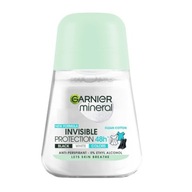 Guľôčkový antiperspirant Garnier Mineral Invisible Protection Clean Cotton