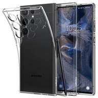 Zadný Kryt Spigen Liquid Crystal pre Samsung Galaxy S23 Ultra bezfarebný