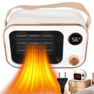 ELEKTROMOS CSENDES RADIÁTOR, ÁLLÍTHATÓ SZÉLSEBESSÉG, FEHÉR