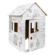 XXL domček s autom 3D omaľovánka pre deti