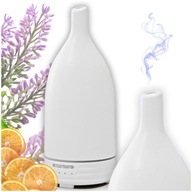 Dyfuzor zapachowy Nawilżacz Powietrza LED Ceramiczny Biały 120ml NA PREZENT