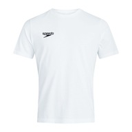Plavecké tričko Speedo Na každý deň bavlnené biele