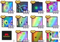 PS99 - 10 x huge rainbow náhodne vybraný nami