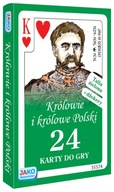 Karty 24 Królowie i królowe Polski Talia zielona - Dante