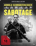 SABOTAŻ 2014 Schwarzenegger Steelbook Blu-Ray