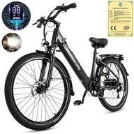 Rower elektryczny miejski 500W 12,5AH 32KM/H 26" E-bike Damski/Męski PL