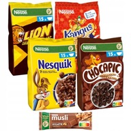 Nestle Zestaw płatki śniadaniowe MIX 4szt + GRATIS