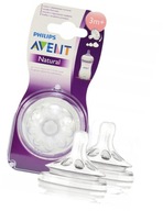 Avent Philips Smoczek Natural trójprzepływowy 3m+