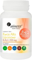 Kwas Alfa Liponowy R-ALA 200mg 60 tabletek Aliness Antyoksydant Odchudzanie