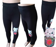 Legginsy getry cienkie DZIEWCZYNKI 104-110