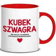 Bögre Fehér-Piros SÓGOR BÖGRE Eredeti Ajándék Sógornak HIT