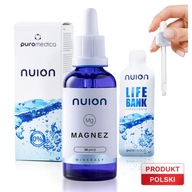 MAGNEZ CZYSTY W KROPLACH dla dzieci 50ml ZDROWIE ODPORNOŚĆ 50 PORCJI NUION