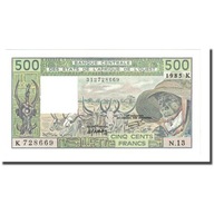 Banknot, Kraje Afryki Zachodniej, 500 Francs, 1985