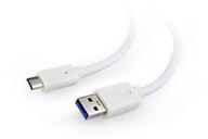 Kabel USB 3.0 typ C(AMCM) 0.5m biały Gembird