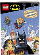 LEGO BATMAN KOLOROWANKA Z NAKLEJKAM
