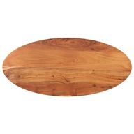 Blat do stołu, 110x50x2,5 cm, owalny, lite drewno akacjowe