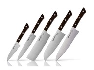 Samura HARAKIRI SET 5 PZ (SPELUCCHINO -CUOCO- FILETTARE - SANTOKU - NAKIRI)