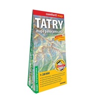 Comfort!map Tatry. Mapa panoramiczna 1:28 000