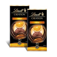 Lindt Creation 70% czekolada gorzka pomarańcza Orange Cocoa 150g x2